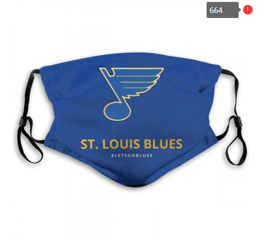 NHL St.Louis Blues #2 Dust mask with filter